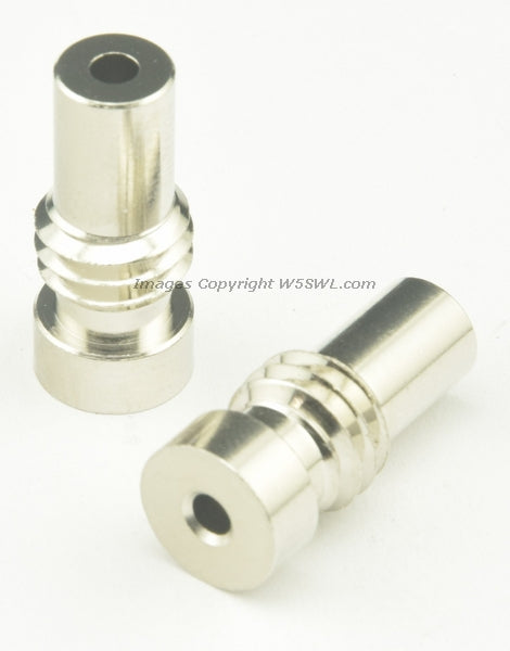 PL-259 Reducer Nickel Plated for RG-174 Machined 2-Pack - by W5SWL - Dave's Hobby Shop by W5SWL