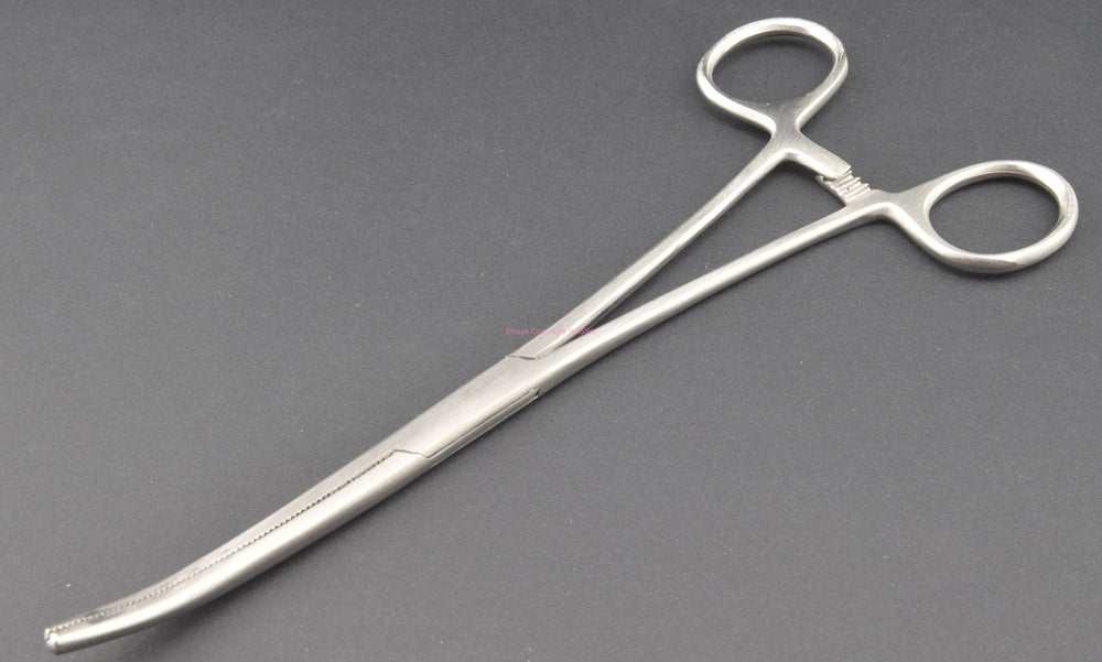 Hemostat Electronic Plier Curved 8" Brushed Stainless Steel 3 Locking Positions - Dave's Hobby Shop by W5SWL