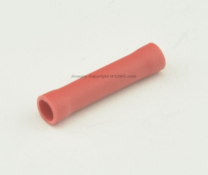 Vinyl Butt Connector Butted Seam Red 18 - 22 Ga - Dave's Hobby Shop by W5SWL