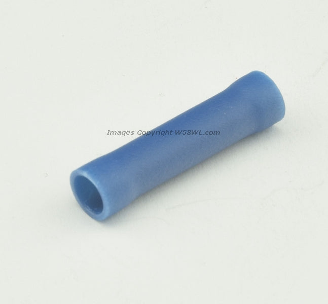 Vinyl Butt Connector Butted Seam Blue 14 - 16 Ga - Dave's Hobby Shop by W5SWL