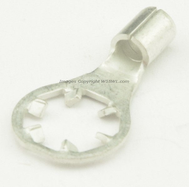 Non Insulated Star Ring Terminal Butted Seam  #10 or .190" Stud Size 14 to 16 Ga - Dave's Hobby Shop by W5SWL