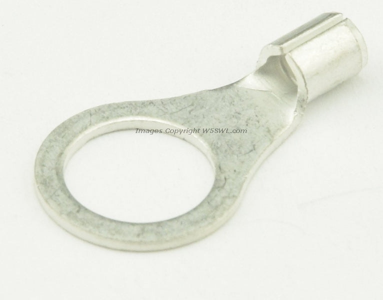 Non Insulated Ring Terminal Butted Seam  5/16" Stud Size 14 to 16 Ga - Dave's Hobby Shop by W5SWL