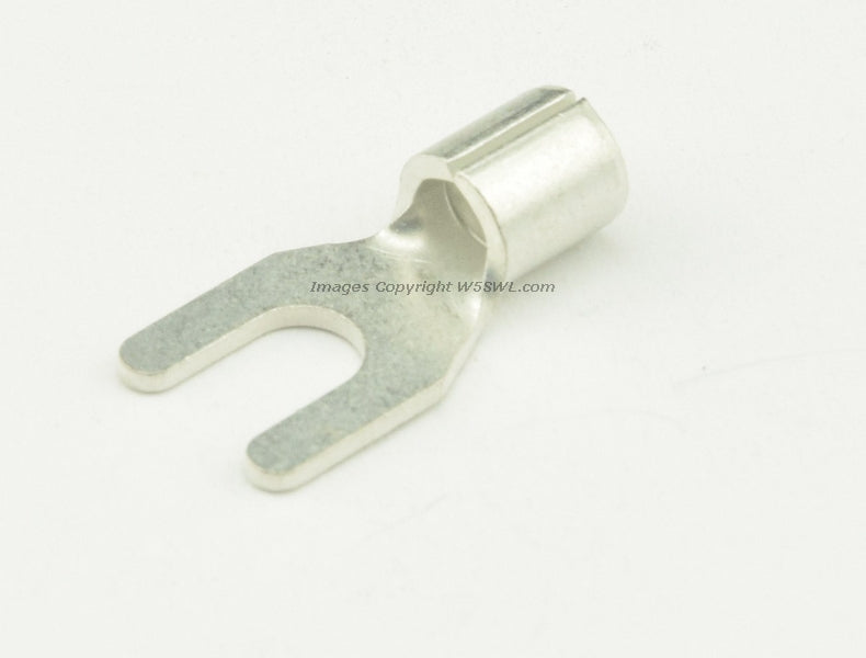 Non Insulated Spade Terminal #8 or .164" Stud Size  10 - 12 Ga - Dave's Hobby Shop by W5SWL