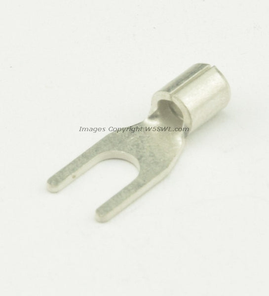 Non Insulated Spade Terminal #6 or .138" Stud Size  14 - 16 Ga - Dave's Hobby Shop by W5SWL