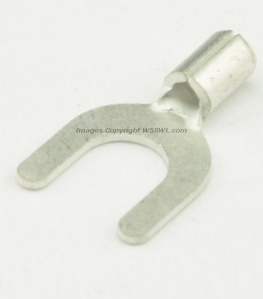 Non Insulated Spade Terminal #10 or .190" Stud Size  18 - 22 Ga - Dave's Hobby Shop by W5SWL