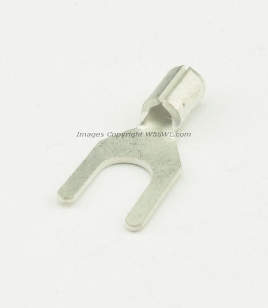 Non Insulated Spade Terminal #8 or .164" Stud Size  18 - 22 Ga - Dave's Hobby Shop by W5SWL