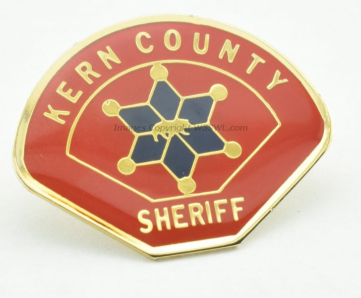 KERN County Sheriff Tie Tack Lapel Hat Pin PinBack - Dave's Hobby Shop by W5SWL