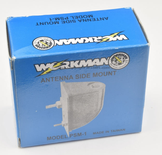 Workman PSM-1 Antenna Side Mount 3/8-24 Lug Connection - Useful for Auto or Wall - Dave's Hobby Shop by W5SWL