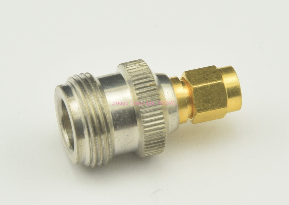 Suhner  N Female to SMA Male RF Connector Adapter - Dave's Hobby Shop by W5SWL