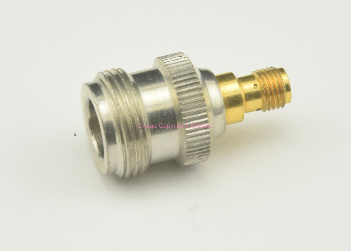 Suhner  N Female to SMA Female RF Connector Adapter - Dave's Hobby Shop by W5SWL