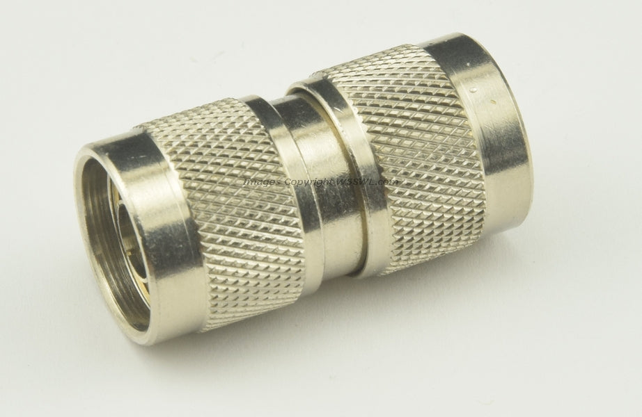 N Male to N Male Coupler Barrel RF Adapter Connector - Dave's Hobby Shop by W5SWL