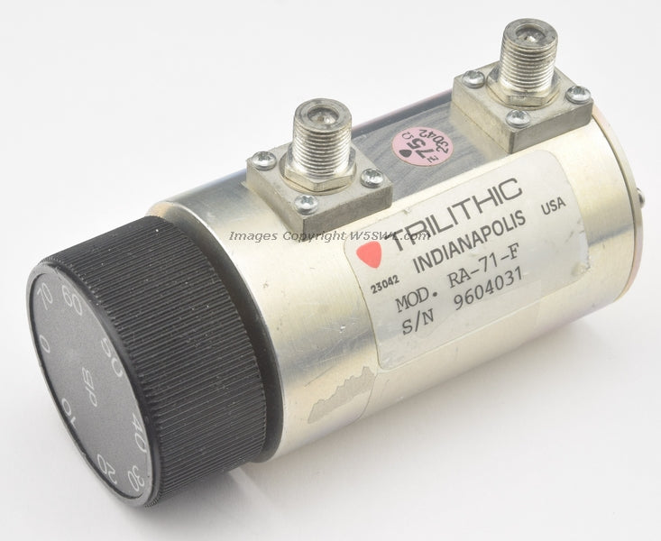 Trilithic RA-71-F Rotary Attenuator 0-70dB Perfect For Ham Fox Hunt - Dave's Hobby Shop by W5SWL