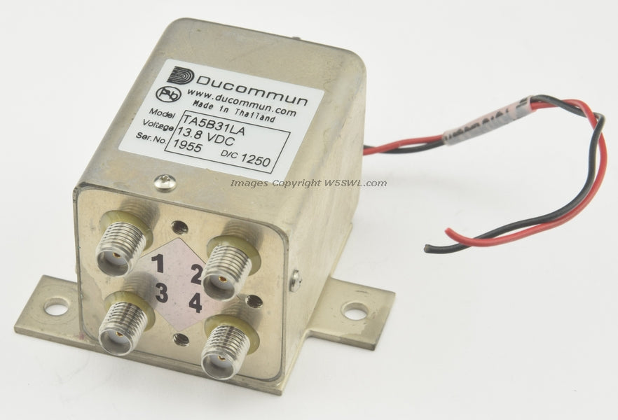 Ducommun TA5B31LA RF Switch DC - 18Ghz SMA - Dave's Hobby Shop by W5SWL