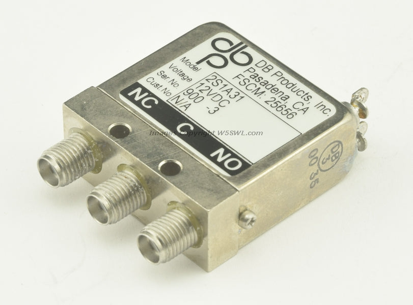 DB Products Ducommun RF Switch DC - 18Ghz SMA 12 VDC SPDT - Dave's Hobby Shop by W5SWL