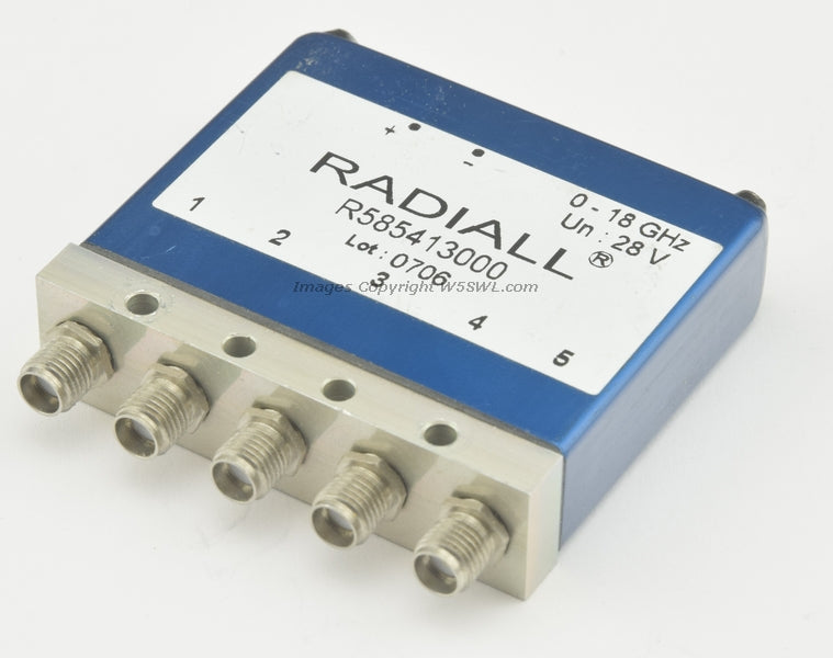 Radiall RF Coaxial Switch DC-18 GHz SMA DP3T - Dave's Hobby Shop by W5SWL