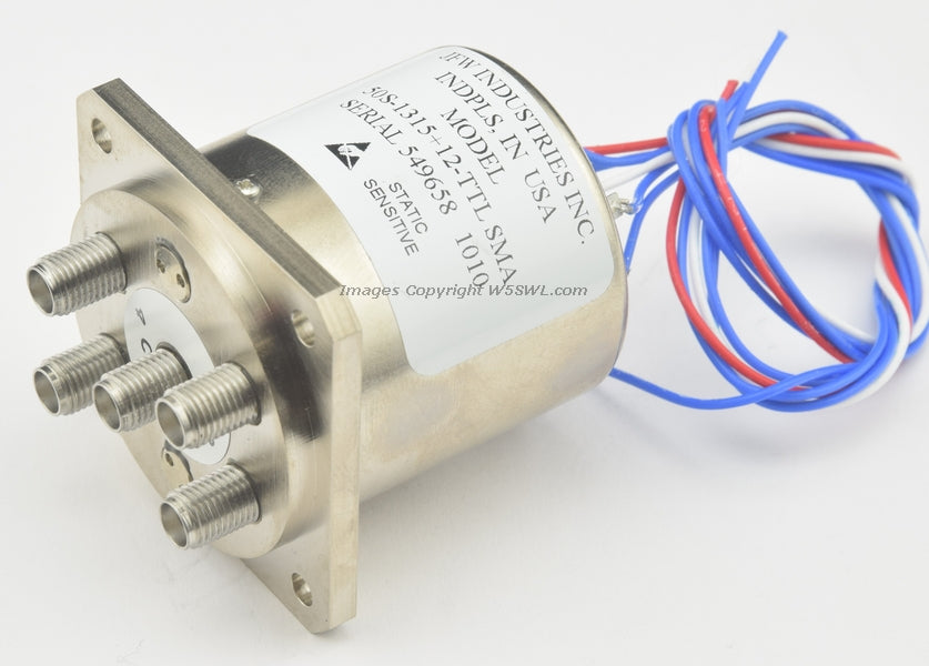 JFW RF Coaxial Switch 50S-1315+12-TTL DC-18GHz SMA 12VDC SP4T - Dave's Hobby Shop by W5SWL