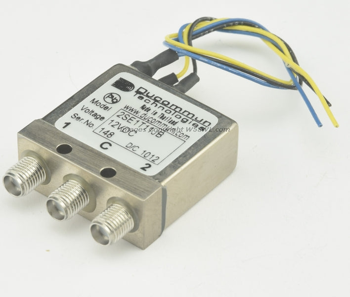 Ducommun 2SE1T11JB RF Coaxial Switch 12VDC DC-26.5 GHz SMA SPDT - Dave's Hobby Shop by W5SWL