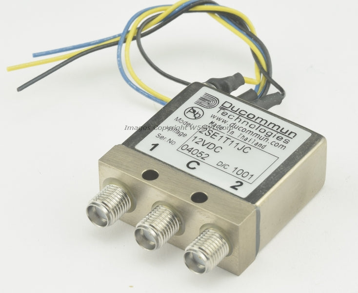 Ducommun 2SE1T11JC RF Coaxial Switch 12VDC DC-26.5 GHz SMA SPDT - Dave's Hobby Shop by W5SWL