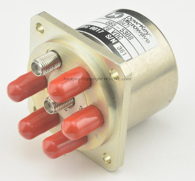 Dowkey 565-5308 RF Coaxial Switch  28VDC DC-18 GHz SMA 6-Position SP6T - Dave's Hobby Shop by W5SWL