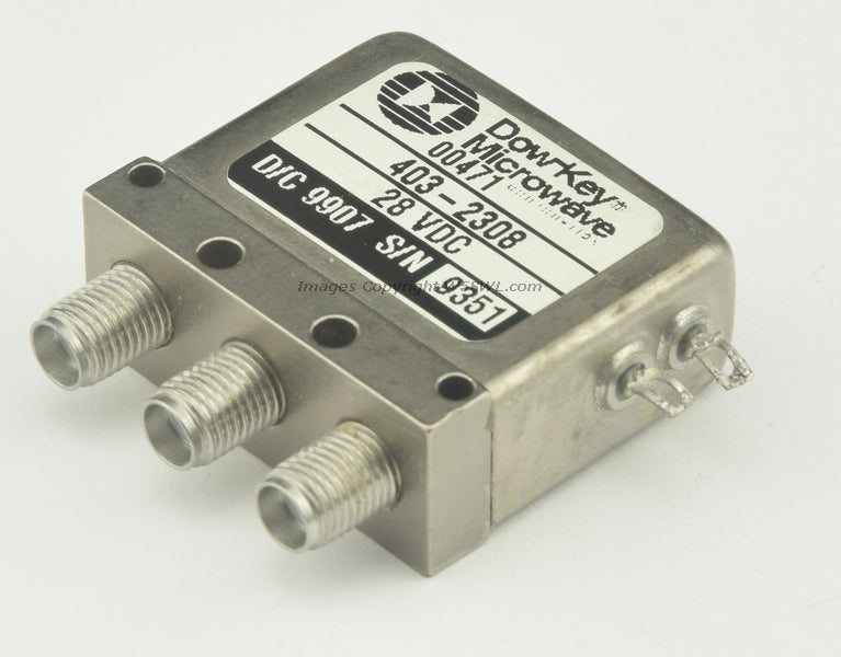 Dowkey RF Coaxial Relay 403-2308 DC-18GHz SMA 28VDC SPDT - Dave's Hobby Shop by W5SWL