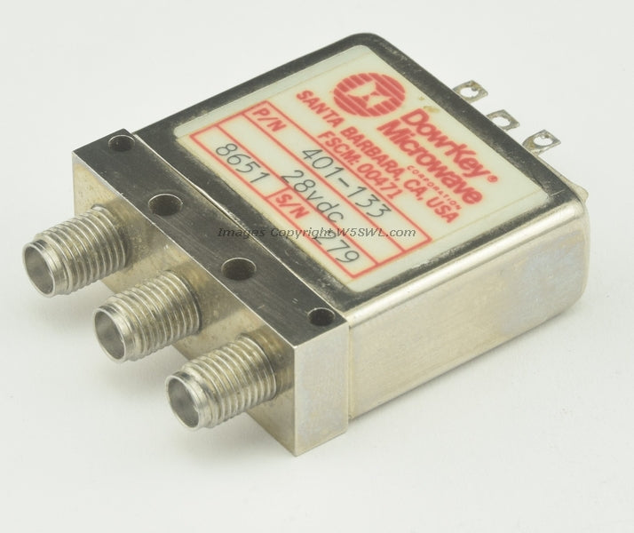 Dowkey RF Coaxial Relay 401-133 SMA 28VDC SPDT - Dave's Hobby Shop by W5SWL