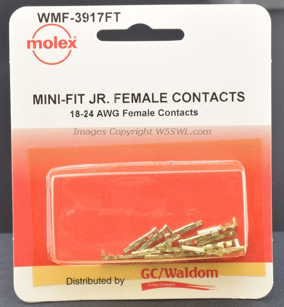 Molex GC Waldom WMF-3917FT 18-24 AWG Female Contacts 39-00-0039 - Dave's Hobby Shop by W5SWL