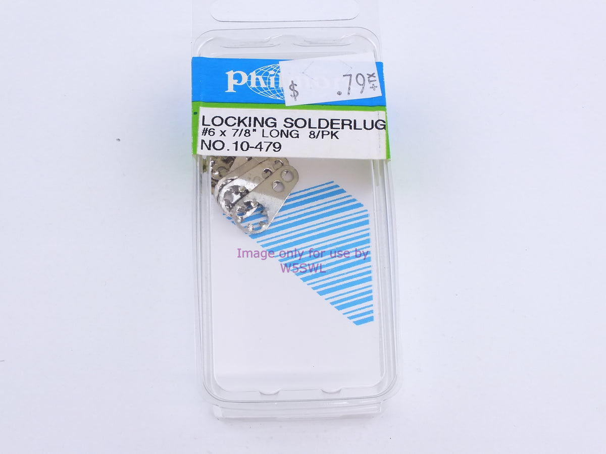 Philmore 10-479 Locking Solder Lug #6 x 7/8" Long 8Pk (bin99) - Dave's Hobby Shop by W5SWL