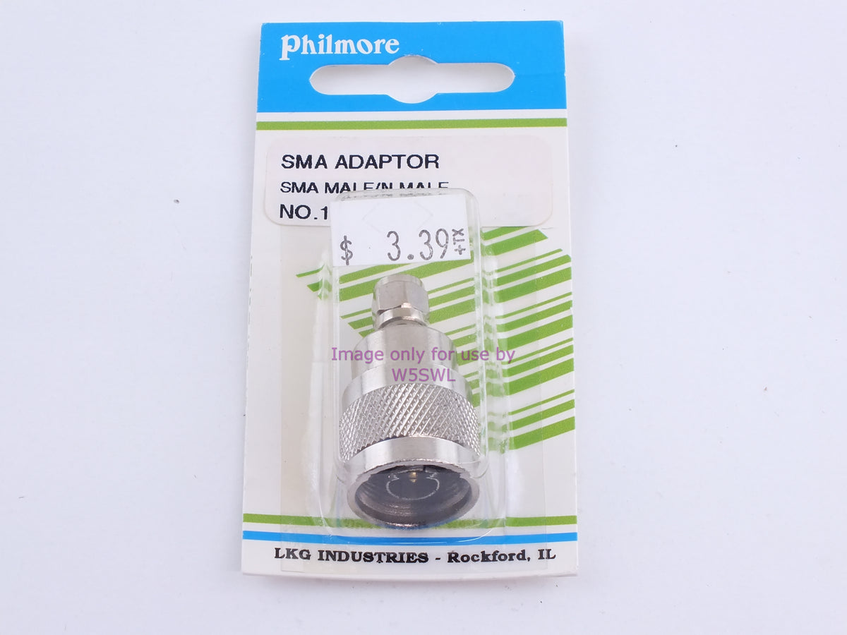 Philmore 11320 SMA Adaptor SMA Male/N Male (bin102) - Dave's Hobby Shop by W5SWL