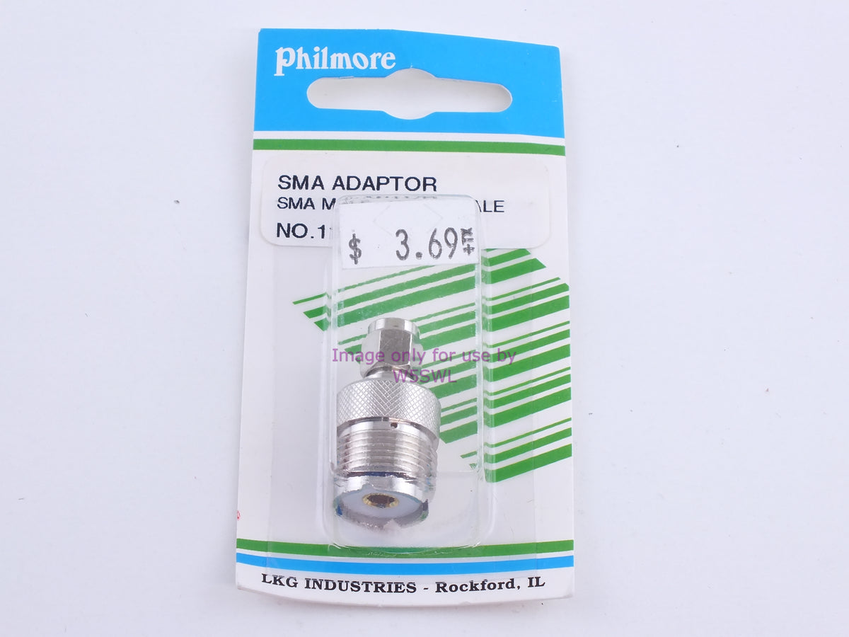 Philmore 11370 SMA Adaptor SMA Male-UHF Female (bin102) - Dave's Hobby Shop by W5SWL