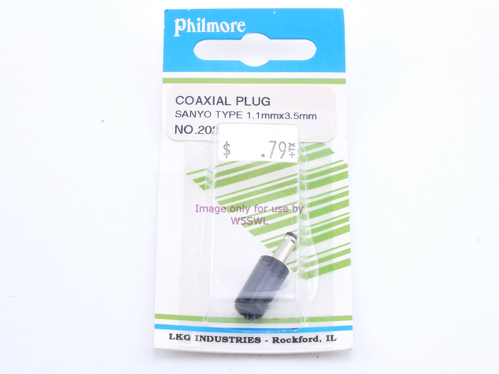 Philmore 202 Coaxial Plug Sanyo Type 1.1mmx3.5mm (bin34) - Dave's Hobby Shop by W5SWL