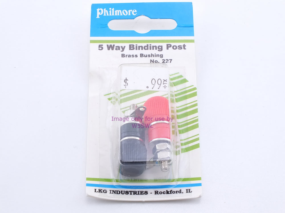 Philmore 227 5 Way Binding Post Brass Bushing (bin36) - Dave's Hobby Shop by W5SWL