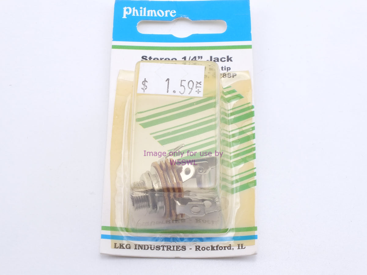 Philmore 2288P Stereo 1/4" Jack Normally Closed On Tip (bin32) - Dave's Hobby Shop by W5SWL