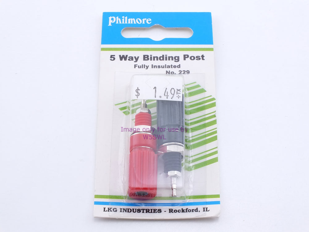 Philmore 229 5 Way Binding Post Fully Insulated (bin36) - Dave's Hobby Shop by W5SWL