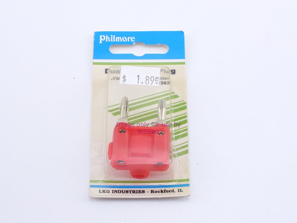 Philmore 2362 Dual Banana Plug .750" Center To Center (bin39) - Dave's Hobby Shop by W5SWL