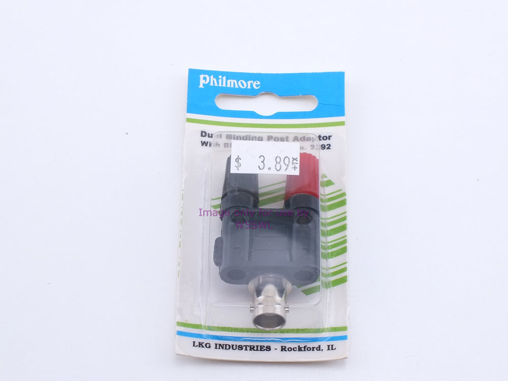 Philmore 2392 Dual Binding Post Adaptor W/BNC Female (bin39) - Dave's Hobby Shop by W5SWL