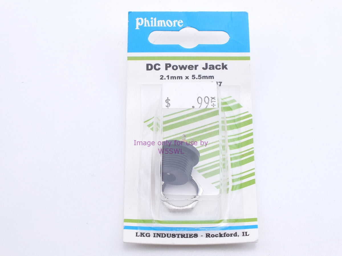 Philmore 247 DC Power Jack 2.1mm x 5.5mm (bin30) - Dave's Hobby Shop by W5SWL