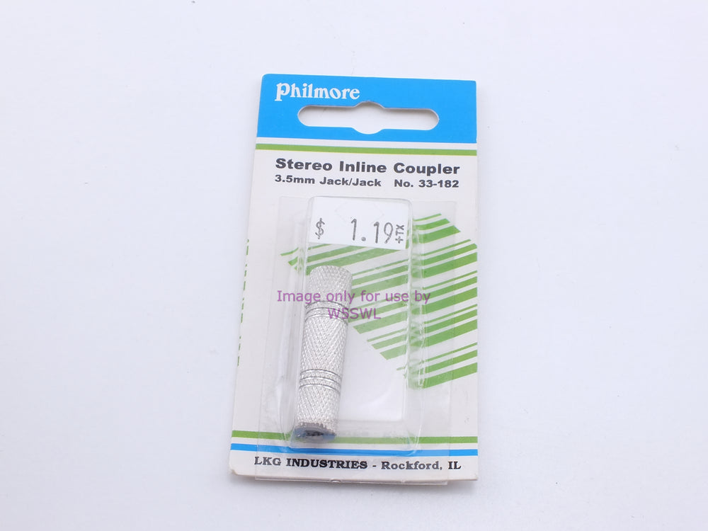 Philmore 33-182 Stereo Inline Coupler 3.5mm Jack/Jack (bin32) - Dave's Hobby Shop by W5SWL