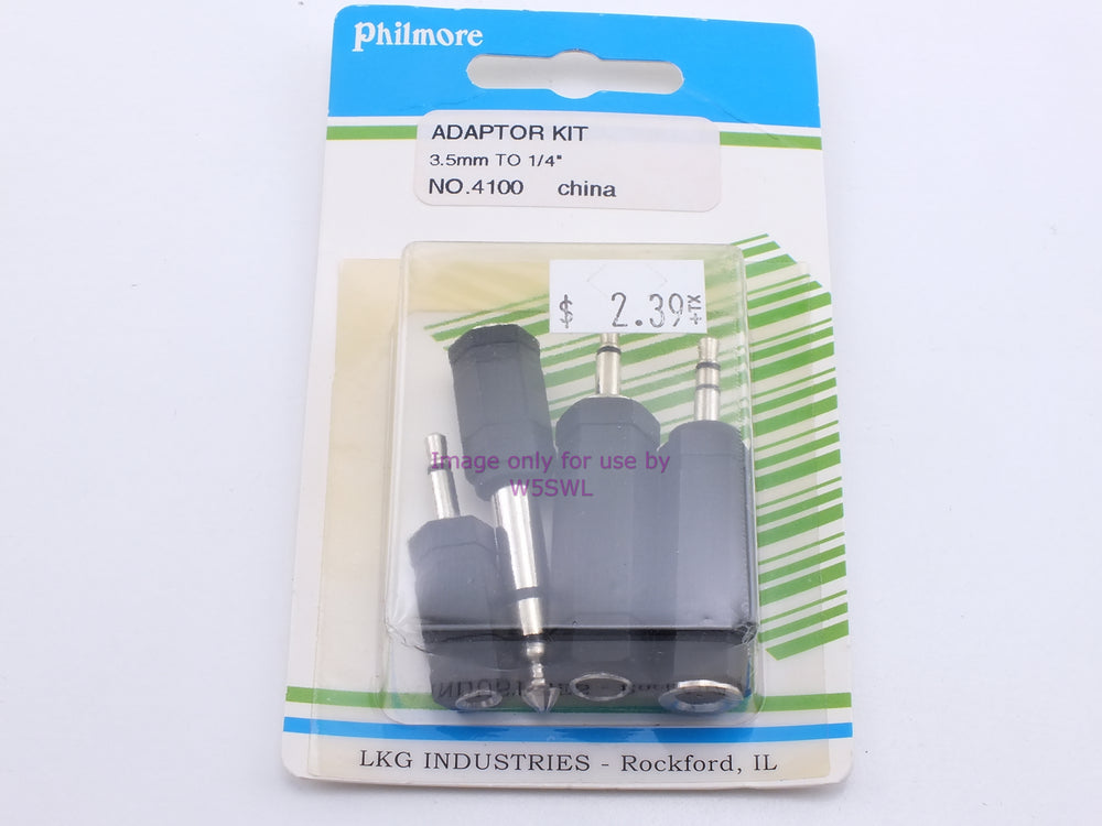 Philmore 4100 Adapter Kit 3.5mm to 1/4" (bin32) - Dave's Hobby Shop by W5SWL