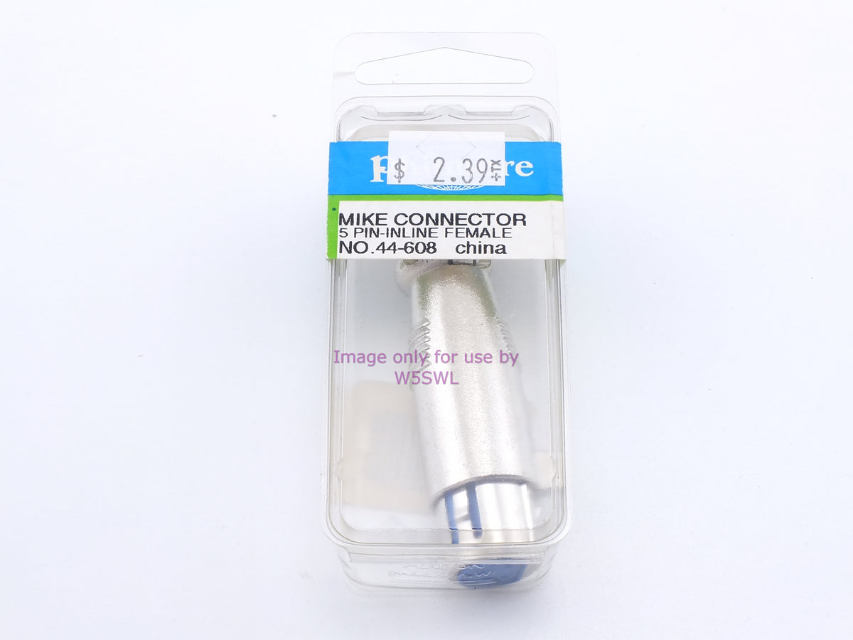 Philmore Mike Connector 5 Pin Inline Female (bin2) - Dave's Hobby Shop by W5SWL