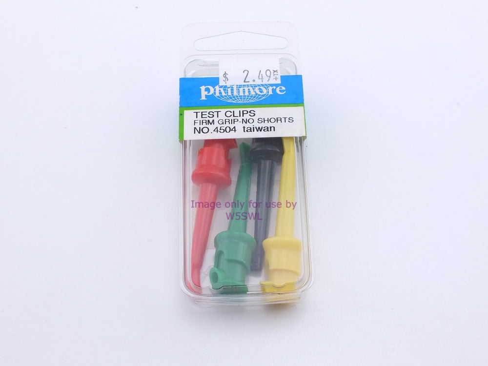 Philmore 4504 Test Clips Firm Grip-No Shorts (bin38) - Dave's Hobby Shop by W5SWL