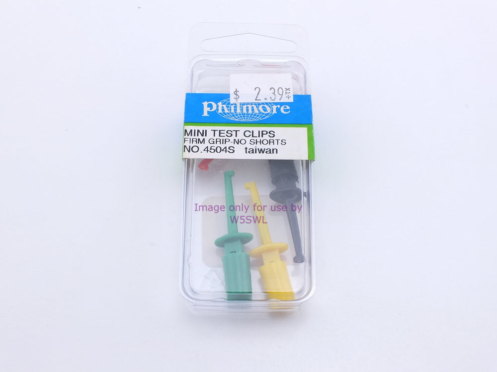 Philmore 4504S Mini Test Clips Firm Grip-No Shorts (bin38) - Dave's Hobby Shop by W5SWL