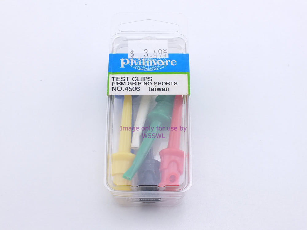 Philmore 4506 Test Clips Firm Grip-No Shorts (bin38) - Dave's Hobby Shop by W5SWL