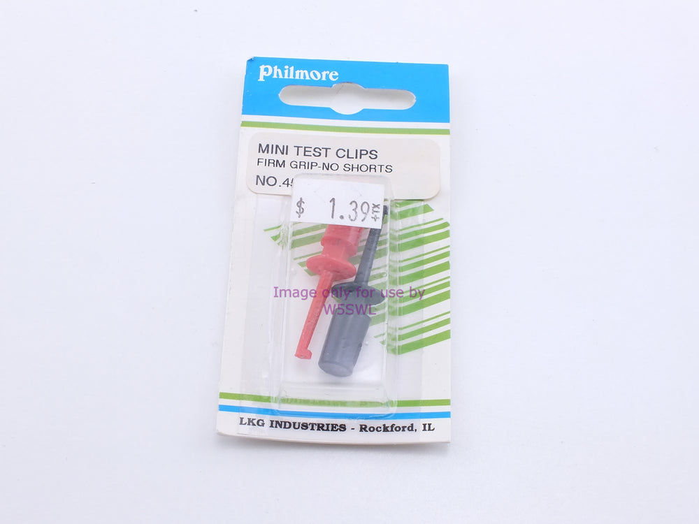 Philmore 450S Mini Test Clips Firm Grip-No Shorts (bin38) - Dave's Hobby Shop by W5SWL