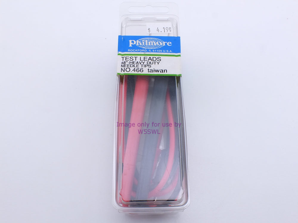 Philmore 466 Test Leads 48"-Heavy Duty Needle Tips (bin38) - Dave's Hobby Shop by W5SWL