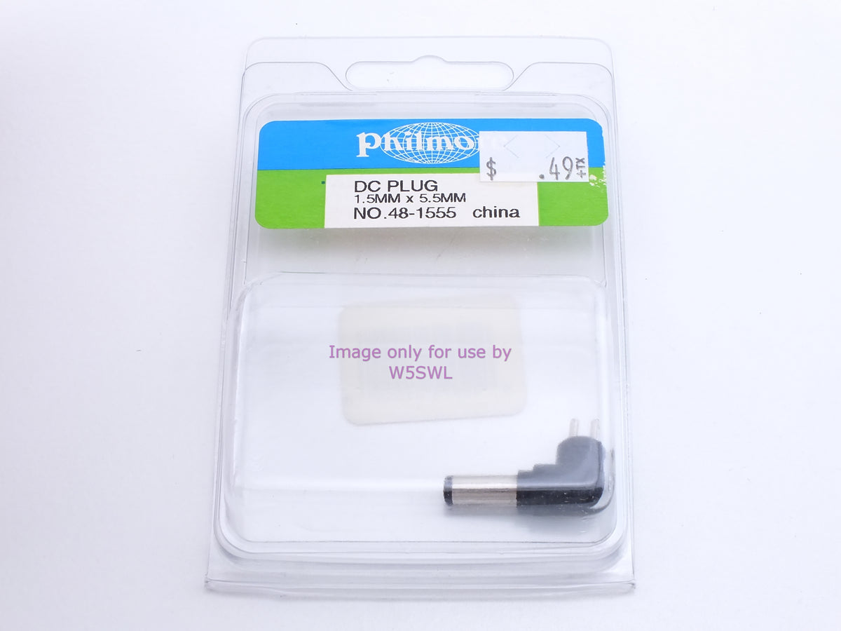 Philmore 48-1555 DC Plug 1.5mm x 5.5mm (Bin3) - Dave's Hobby Shop by W5SWL