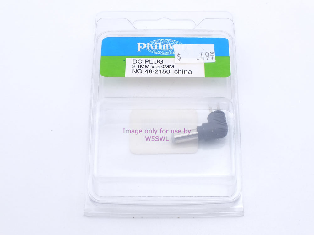 Philmore 48-2150 DC Plug 2.1mm x 5.0mm (Bin3) - Dave's Hobby Shop by W5SWL