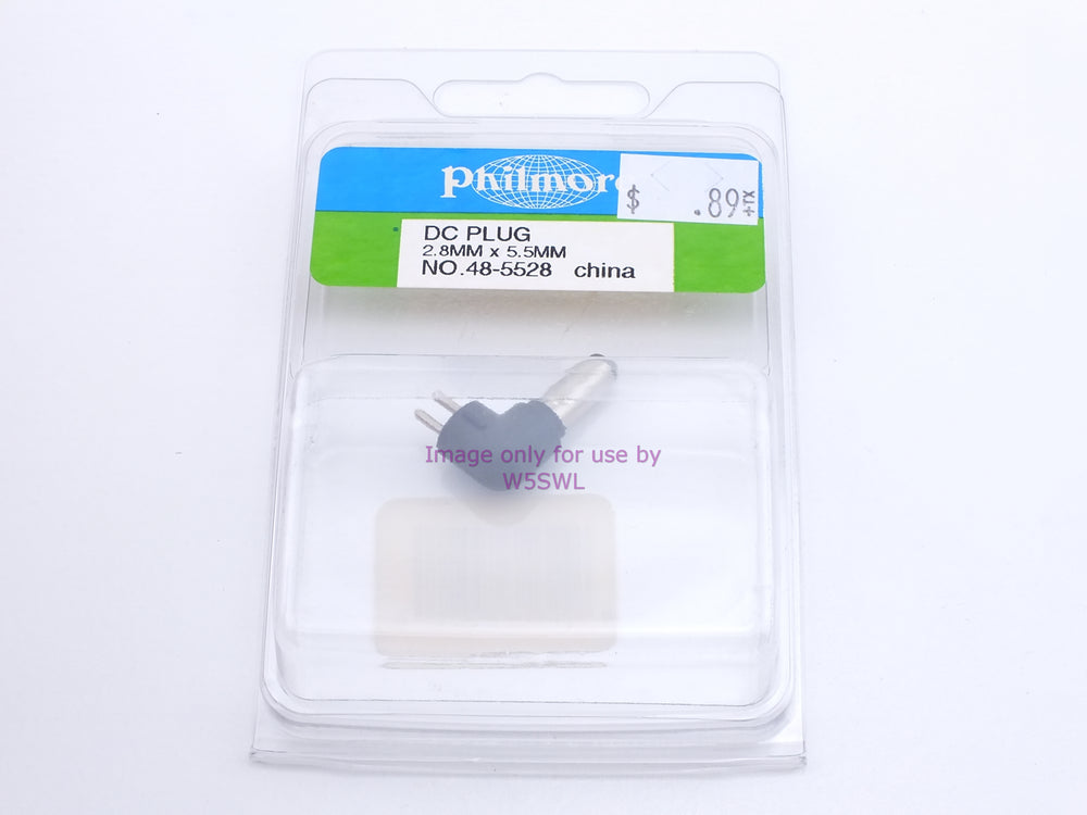 Philmore 48-5528 DC Plug 2.8mm x 5.5mm (bin3) - Dave's Hobby Shop by W5SWL