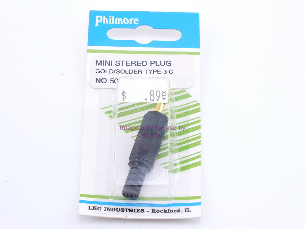 Philmore 502GP Mini Stereo Plug Gold/Solder Type-3 C (bin35) - Dave's Hobby Shop by W5SWL