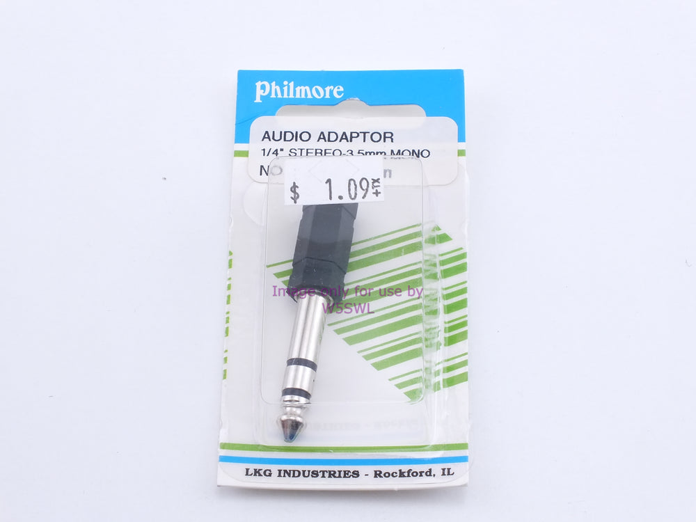 Philmore 538A Audio Adaptor 1/4" Stereo-3.5mm Mono (bin35) - Dave's Hobby Shop by W5SWL