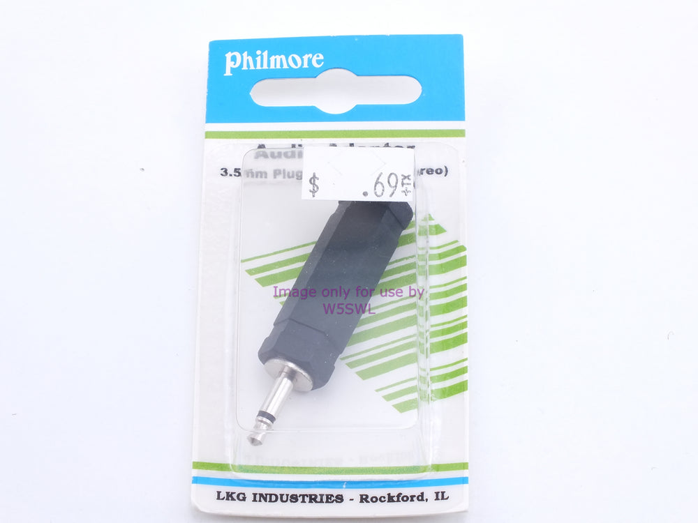 Philmore 549A Audio Adaptor 3.5mm Plug - 1/4" Jack (Stereo) (bin35) - Dave's Hobby Shop by W5SWL